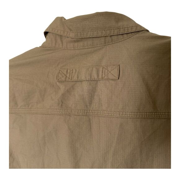 Duluth Mens Size L Tall Relaxed Fit Demo Crew Long Sleeve Work Shirt Button Down - Picture 4 of 15